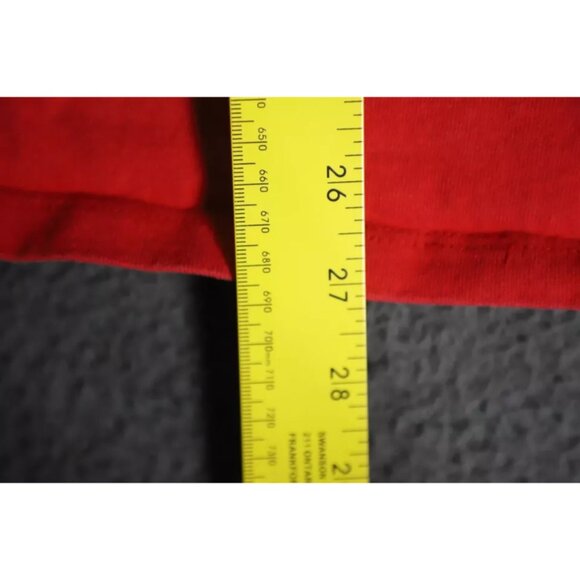 Vintage Champion Sweatshirt Mens M Red Knit Spell Out Signature Logo Embroidered - Picture 9 of 10